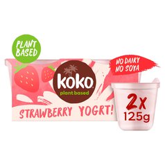 Koko Dairy Free Strawberry Yoghurt 2 x 125g