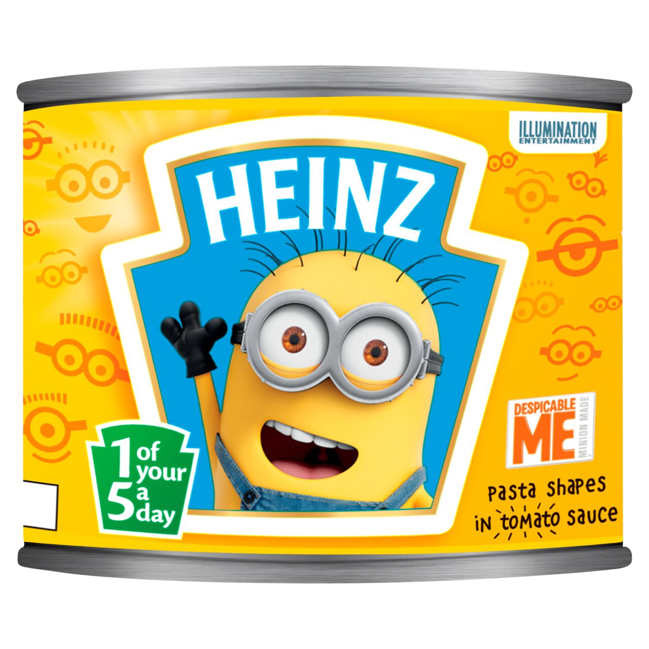 Heinz Despicable Me Minions Shapes in Tomato Sauce 205g
