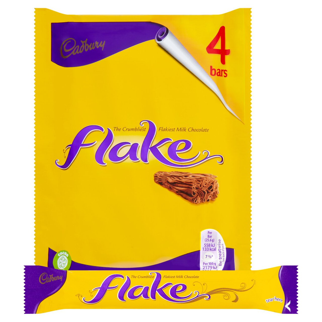 Cadbury Flake Chocolate Bar 9 Pack 180g, Multipacks