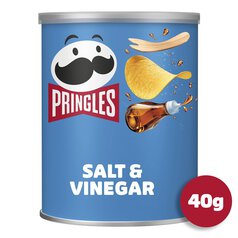 Pringles Salt & Vinegar Crisps Can 40g