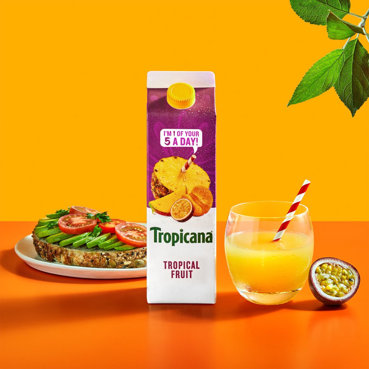 Tropicana Long Life Pure Tropical Fruit Juice 850ml