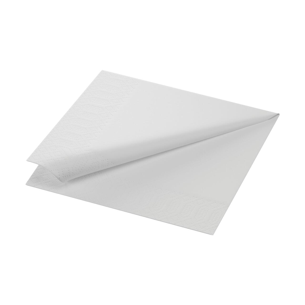 White Compostable Paper Napkins 125 per pack