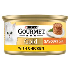 Gourmet Gold Tinned Cat Food Savoury Cake Chicken 85g 85g