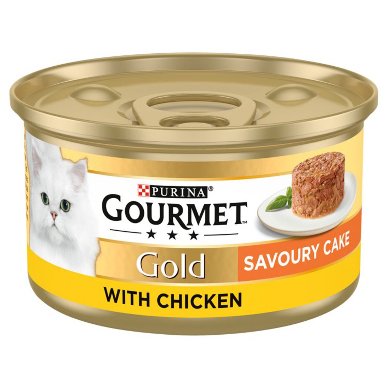 Gourmet Gold Tinned Cat Food Savoury Cake Chicken 85g