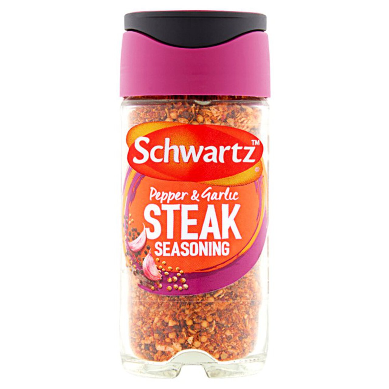 Schwartz Pepper & Garlic Steak Seasoning Jar 46g