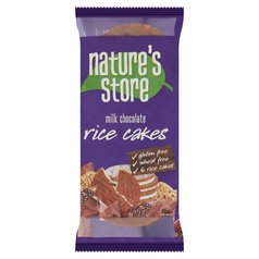 Nature's Store Gluten Free Milk Chocolate Rice Cakes 100g
