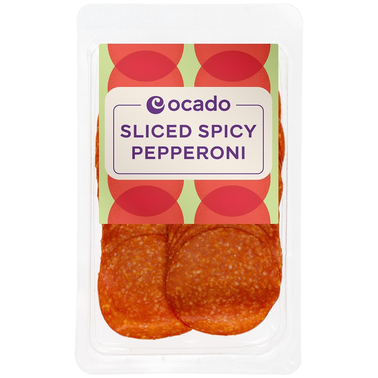 Ocado Sliced Spicy Pepperoni 130g