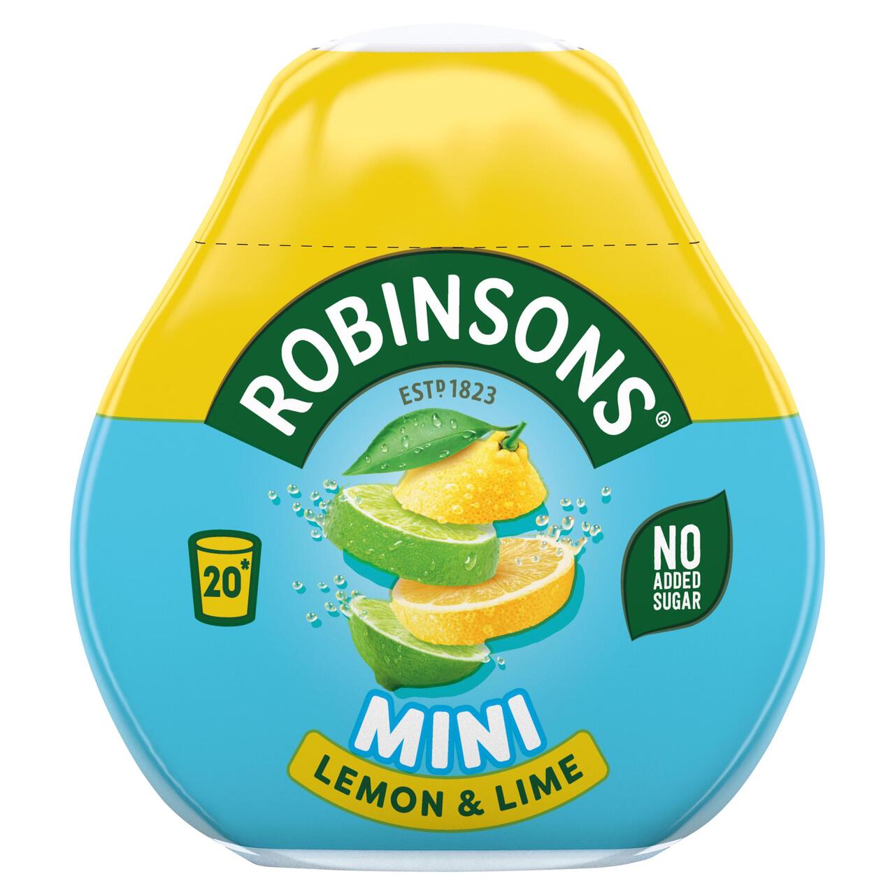 Robinsons Mini Lemon & Lime No Added Sugar 66ml