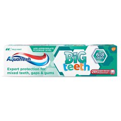 Aquafresh Big Teeth 6-8 Years Kids Toothpaste 75ml