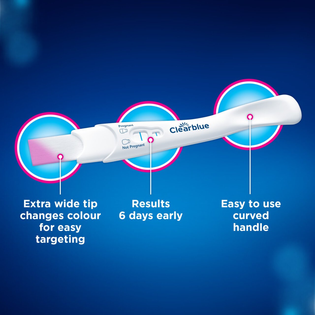 Clearblue Visual Early Detection Pregnancy Test 2 per pack