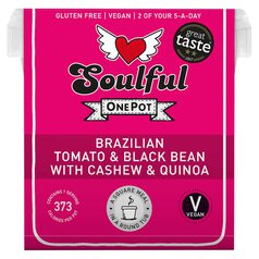 Soulful Brazilian Tomato & Black Bean with Cashews & Quinoa 380g