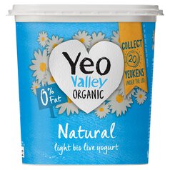 Yeo Valley Organic 0% Fat Natural Yoghurt 950g