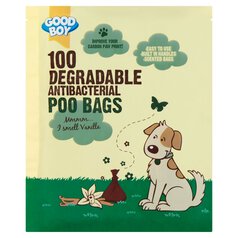 Good Boy Antibacterial Degradable Dog Poo Bags 100 per pack