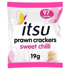 Itsu sweet chilli prawn crackers 19g
