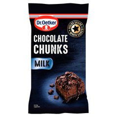 Dr. Oetker Milk Chocolate Chunks 100g