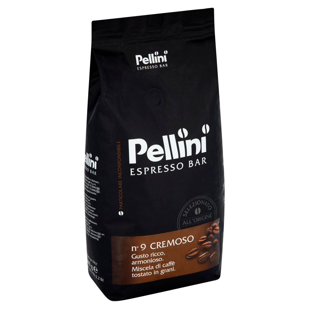 Pellini No.9 Cremoso Roasted Coffee Beans 1kg