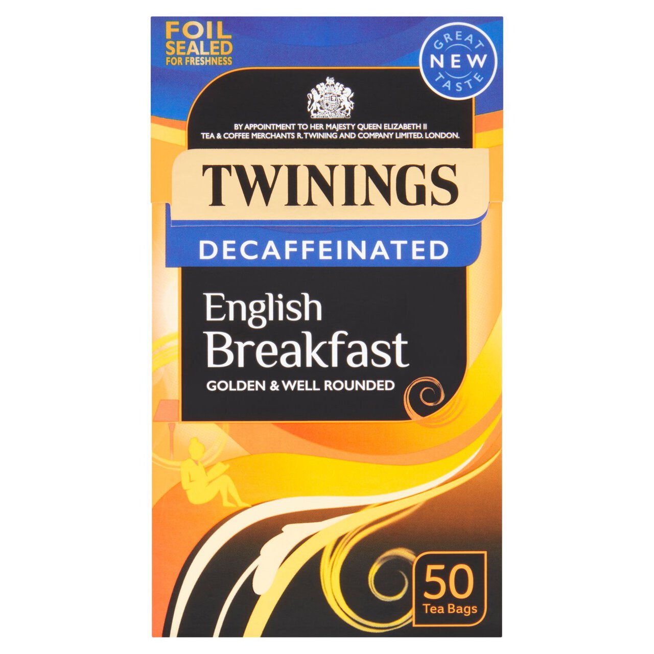 Twinings Decaffeinated English Breakfast Tea 50 per pack