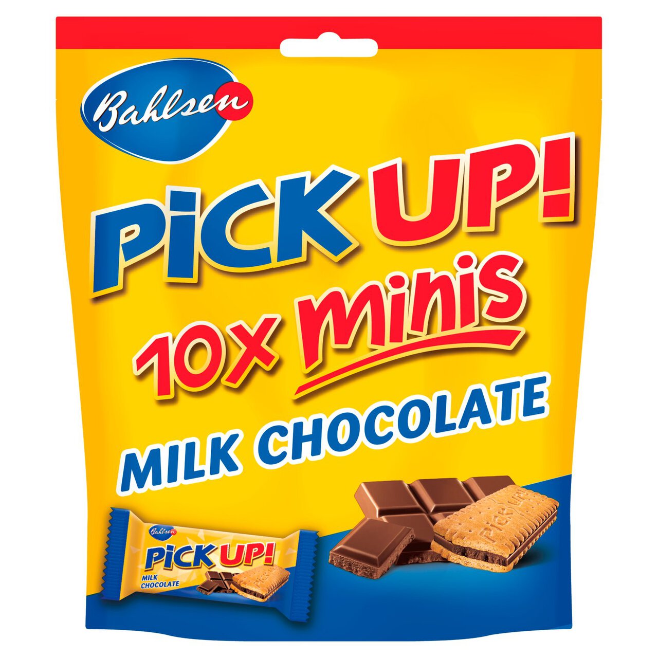 Bahlsen PiCK UP! Minis Milk Chocolate Biscuit Bars 10 per pack