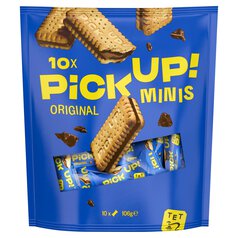 Bahlsen Pick Up! Minis Milk Chocolate Biscuits Bars 10 per pack