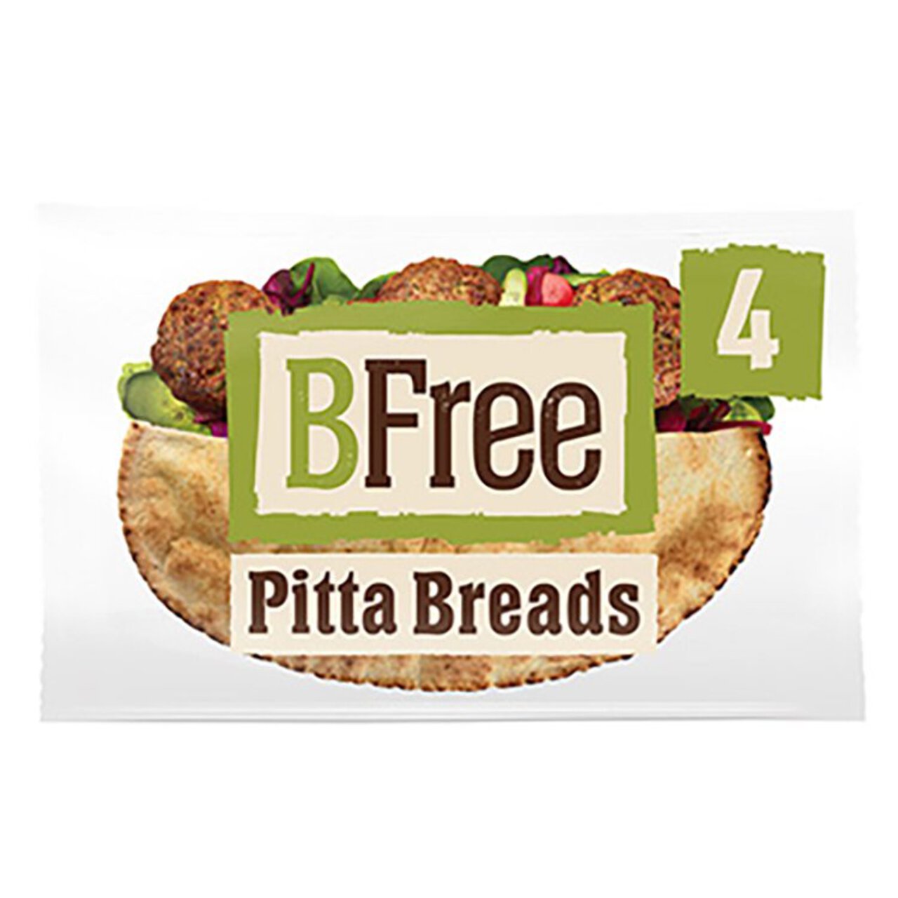 BFree Stone Baked Pitta Breads 4 x 55g