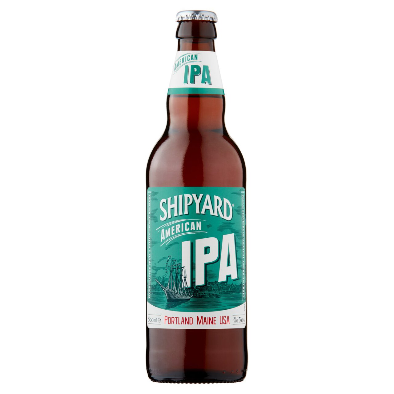 Shipyard American IPA Ale Beer Bottle 500ml