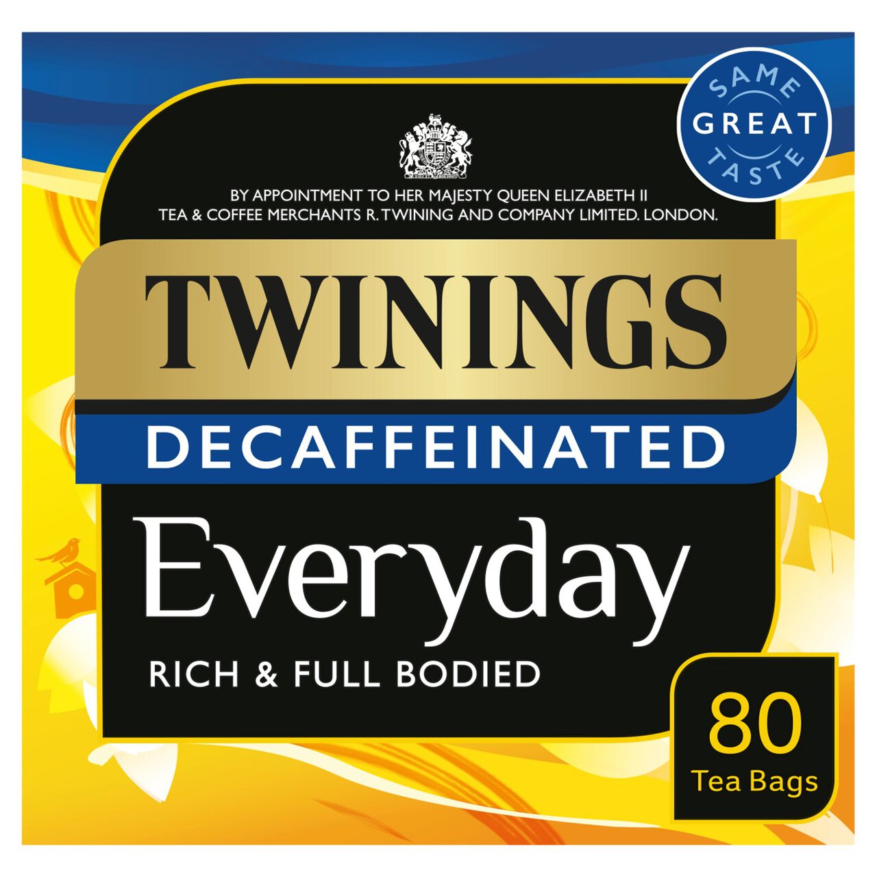 Twinings Decaffeinated Everyday Tea 80 per pack