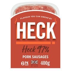 Heck 97%  Gluten Free Pork Sausages 400g