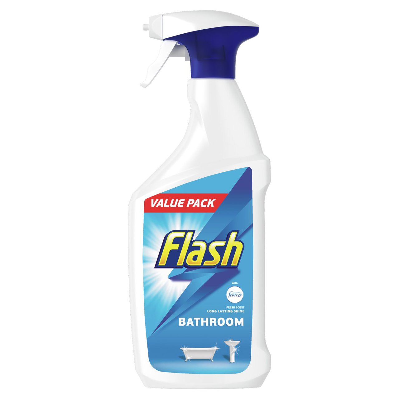 Flash Bathroom Spray Cleaner with Febreze 750ml