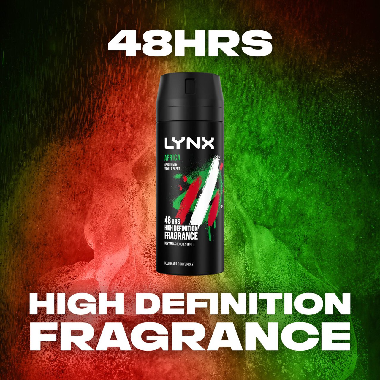 Lynx Africa Body Spray Deodorant Aerosol 150ml