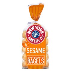 New York Bakery Co. Sesame Bagel 5 per pack