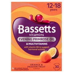 Bassetts Orange & Passion Fruit Multivitamins 12-18yrs 30 per pack