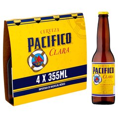 Pacifico Clara Mexican Beer 4 x 355ml
