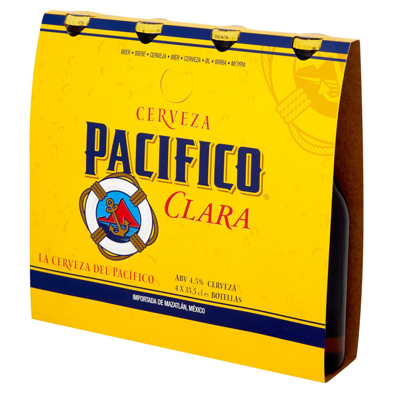 Pacifico Clara Mexican Beer 4 x 355ml