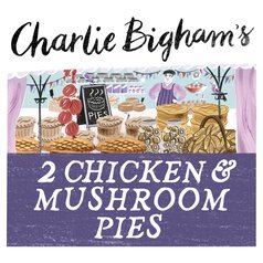Charlie Bigham's 2 Chicken & Mushroom Pies 600g
