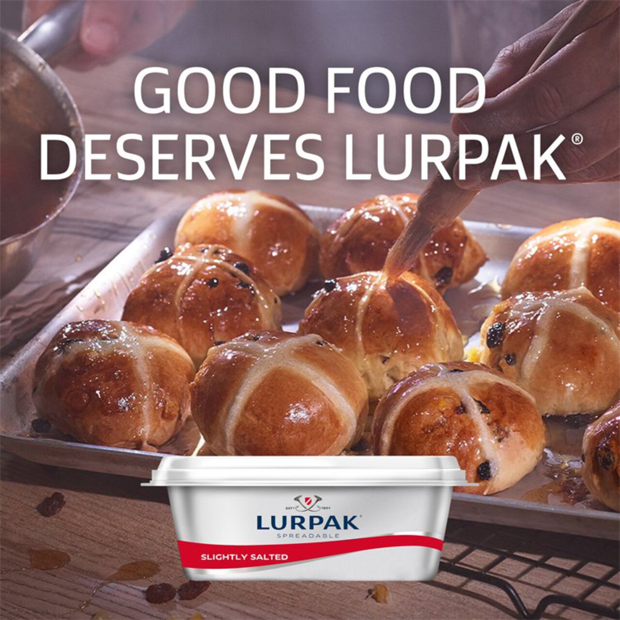 Lurpak Unsalted Spreadable Blend of Butter and Rapeseed Oil 500g
