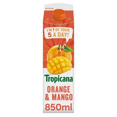 Tropicana Orange & Mango Juice 850ml