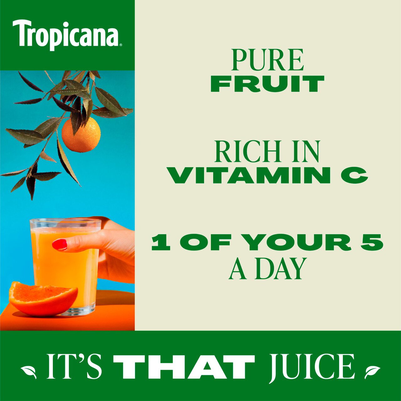 Tropicana Pure Orange & Mango Fruit Juice 850ml
