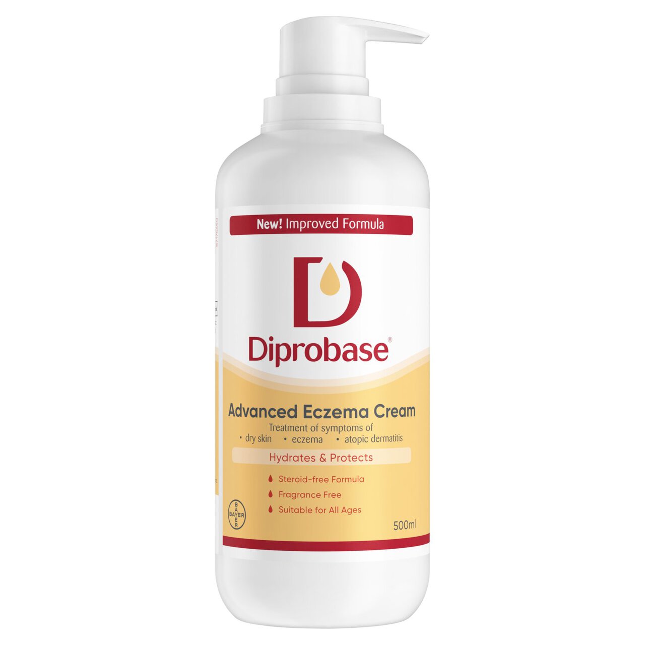 Diprobase Emolient Eczema Dry Skin Cream 500g