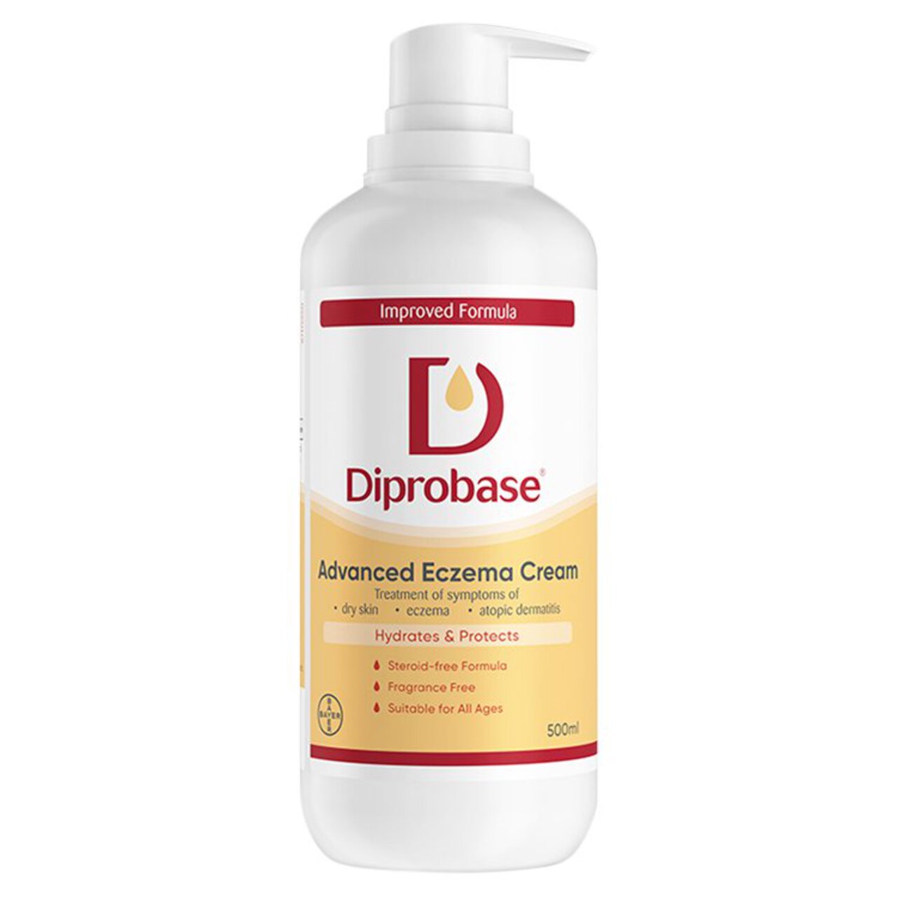 Diprobase Advanced Emolient Eczema Dry Skin Cream 500ml