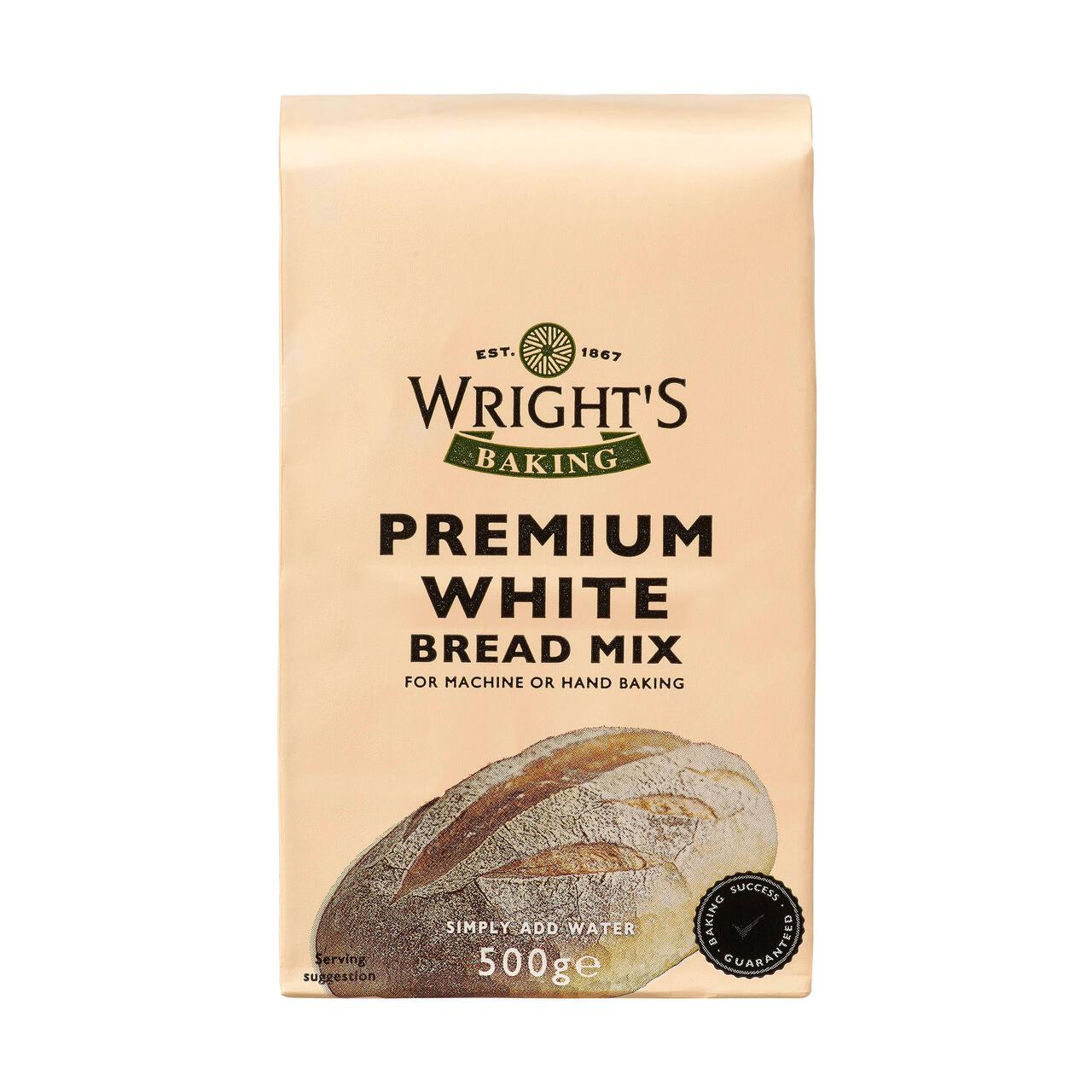 Wright's Bread Mix Premium White 500g