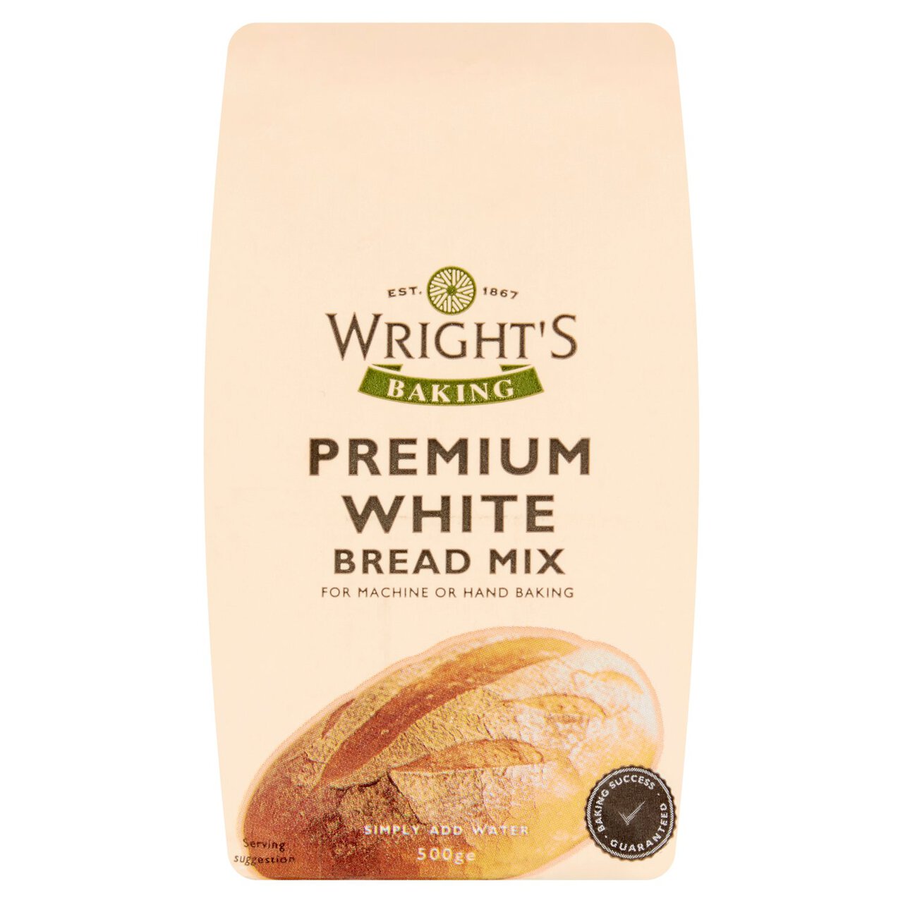 Wright's Bread Mix Premium White 500g