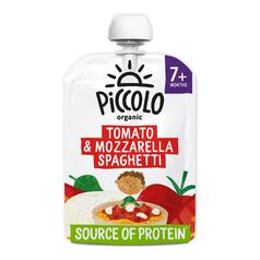 Piccolo Tomato & Mozzarella Organic Spaghetti Pouch, 7 mths+ 130g