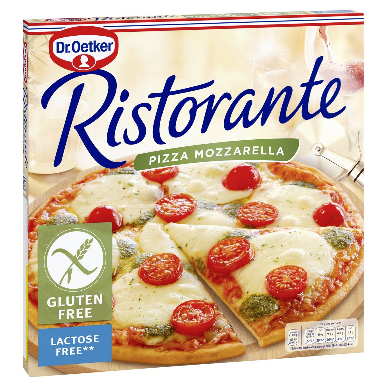 Dr. Oetker Ristorante Gluten Free Mozzarella Pizza 335g