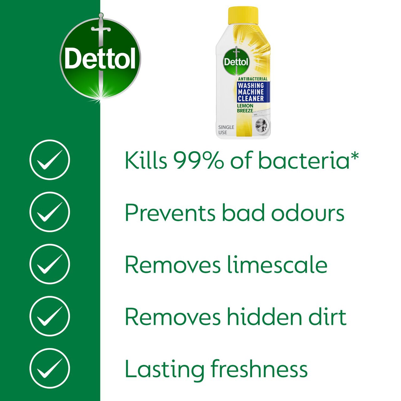 Dettol Antibacterial Washing Machine Cleaner Citrus 250ml