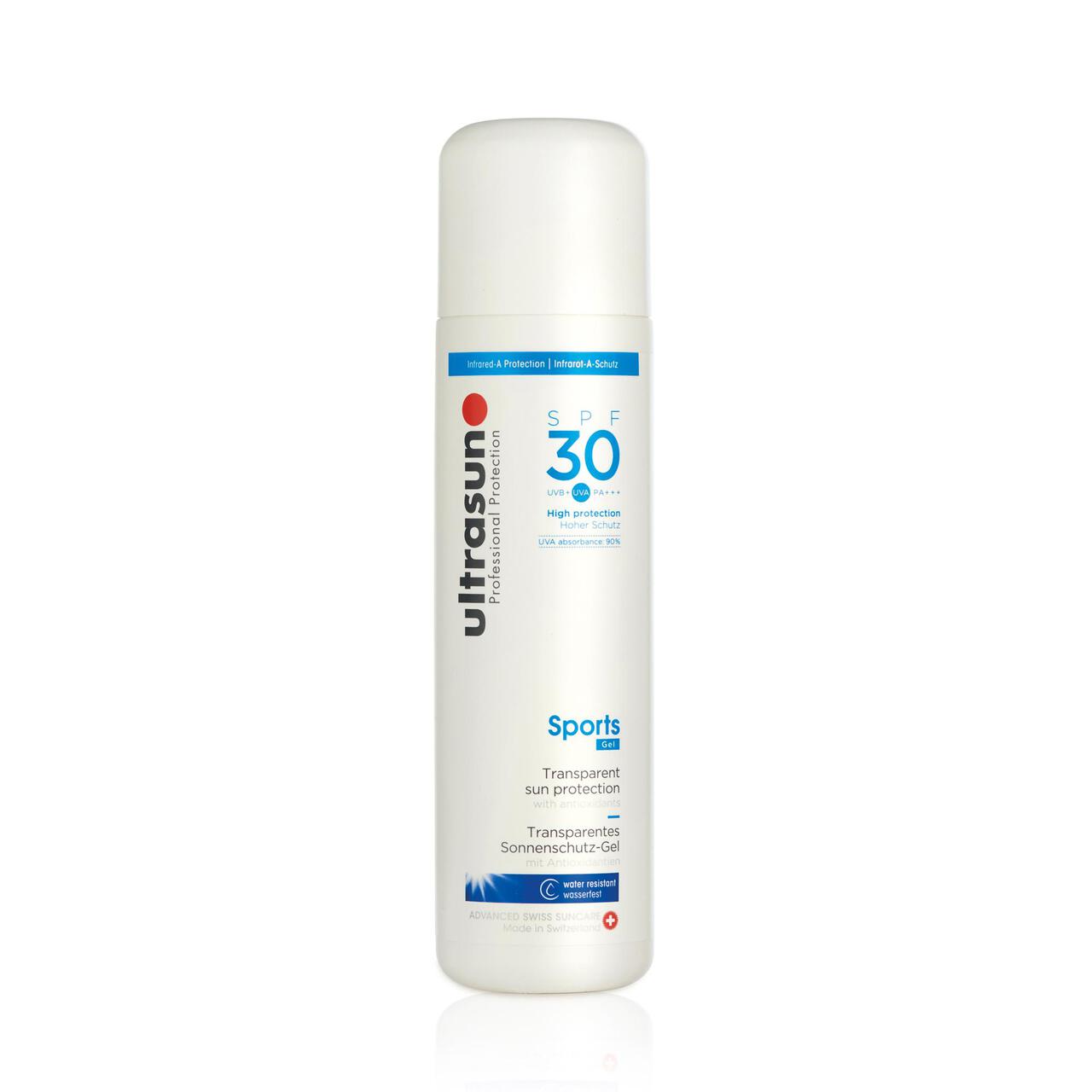 Ultrasun SPF 30 Sports Gel Sunscreen 200ml