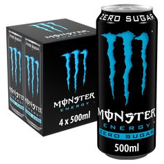 Monster Energy Zero Sugar 4 x 500ml