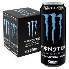Monster Energy Drink Absolute Zero 4 x 500ml
