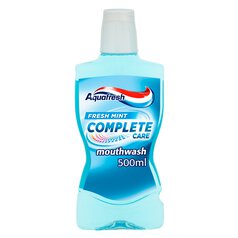 Aquafresh Mouthwash Complete Care Alcohol Free Fresh Mint 500ml
