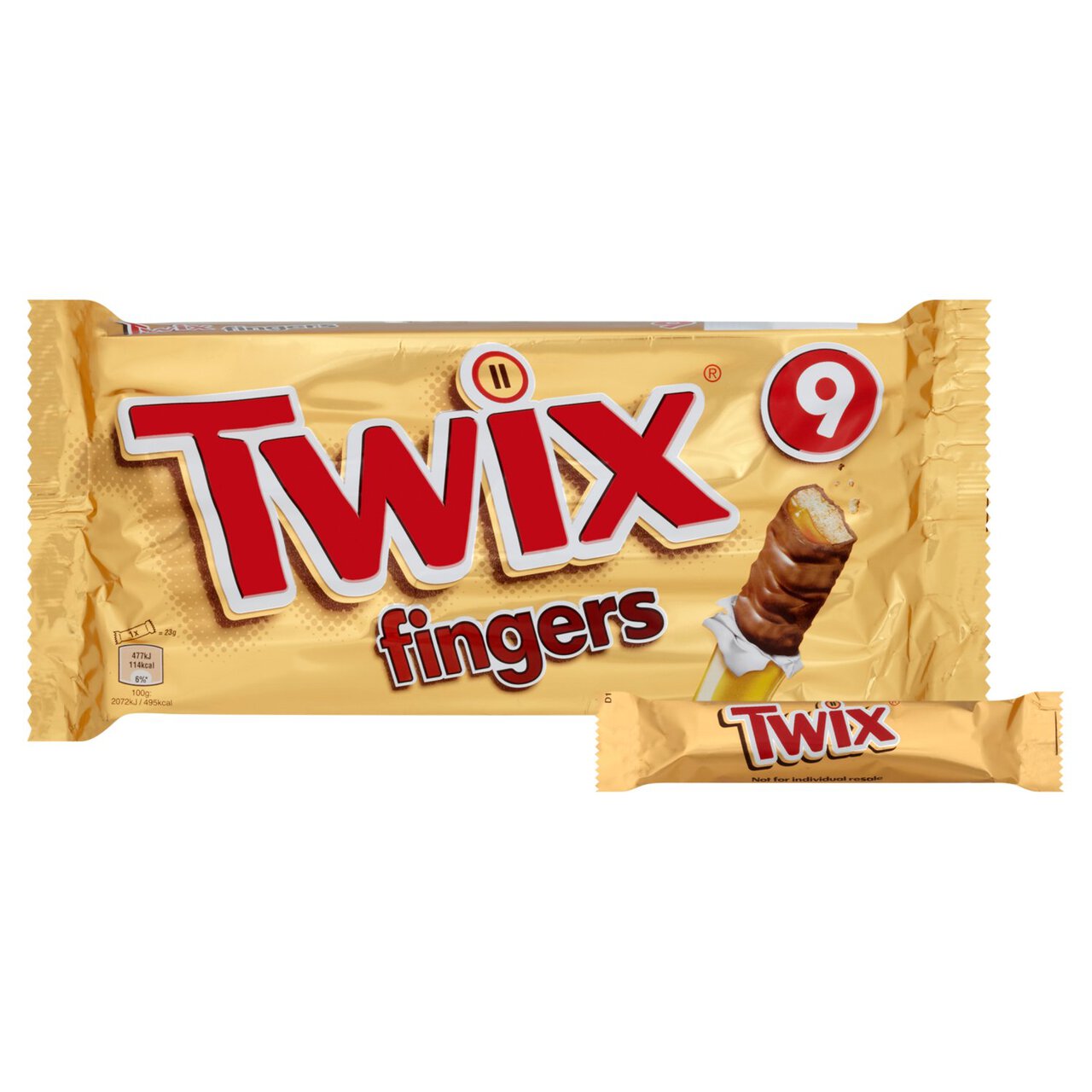 Twix Chocolate Bars, 32 x 50g Crunchy Biscuit with Smooth Caramel