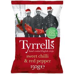 Tyrrells Sweet Chilli & Red Pepper Sharing Crisps 150g